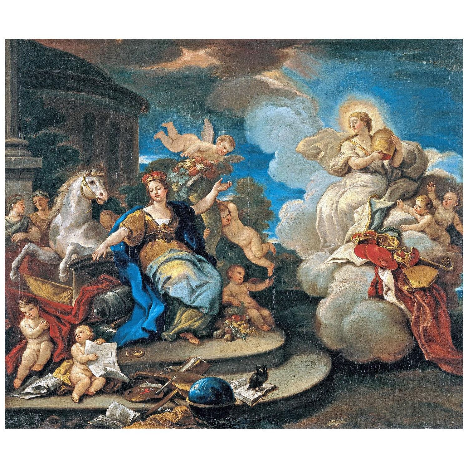Luca Giordano. Europa. Quattro Parti del mondo. 1695. Fundación Banco Santander