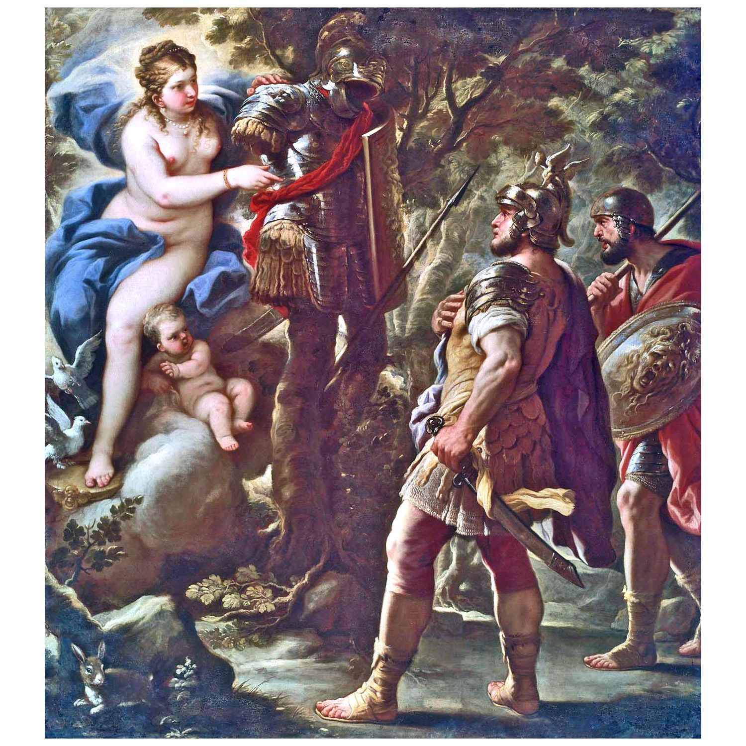 Luca Giordano. Venere dà le armi a Enea. 1700. Museum of Fine Arts Boston