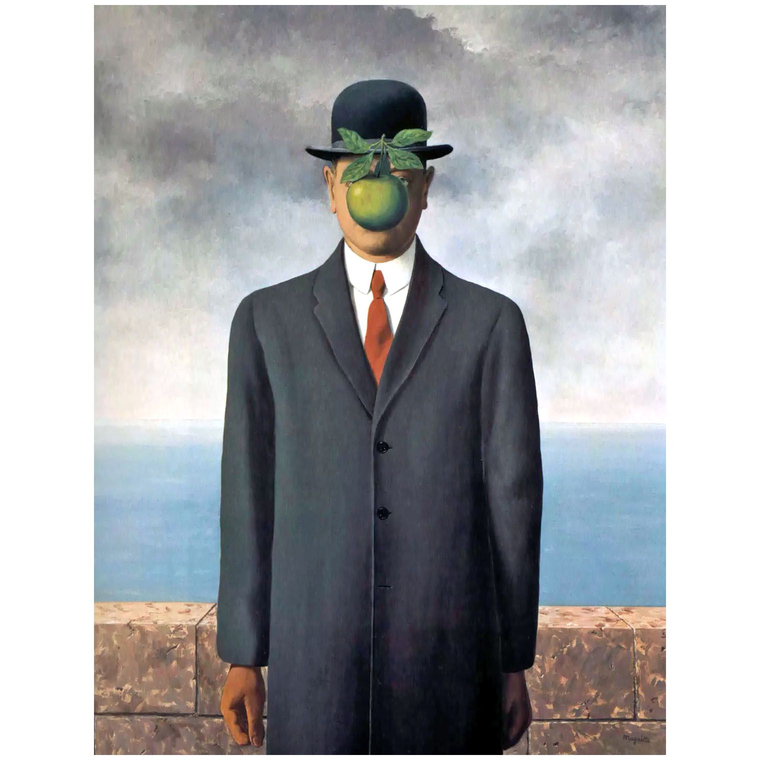 Rene Magritte. Le fils de l’homme. 1946. Private collection