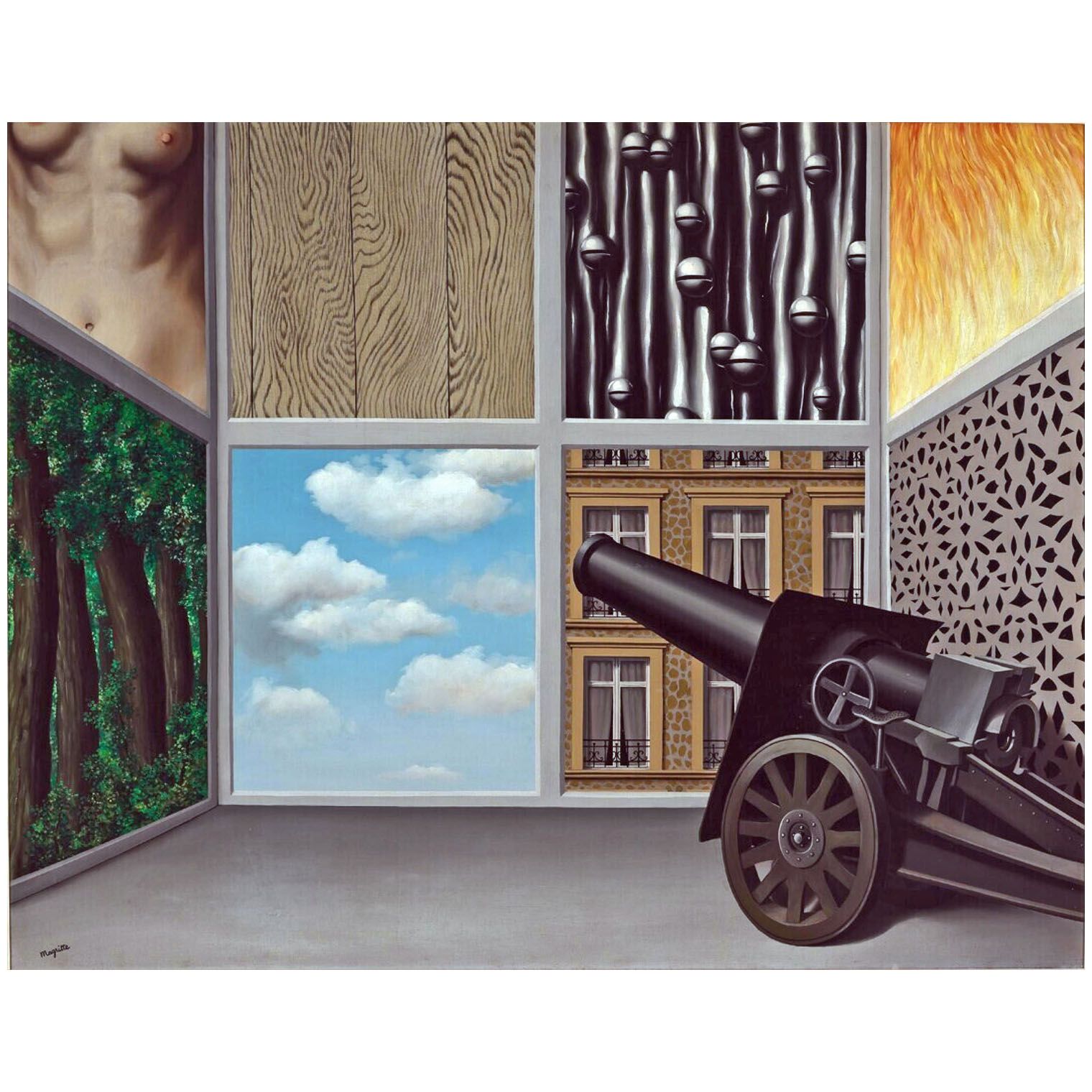 Rene Magritte. Au seuil de la liberté. 1930. Boijmans Van Beuningen, Rotterdam
