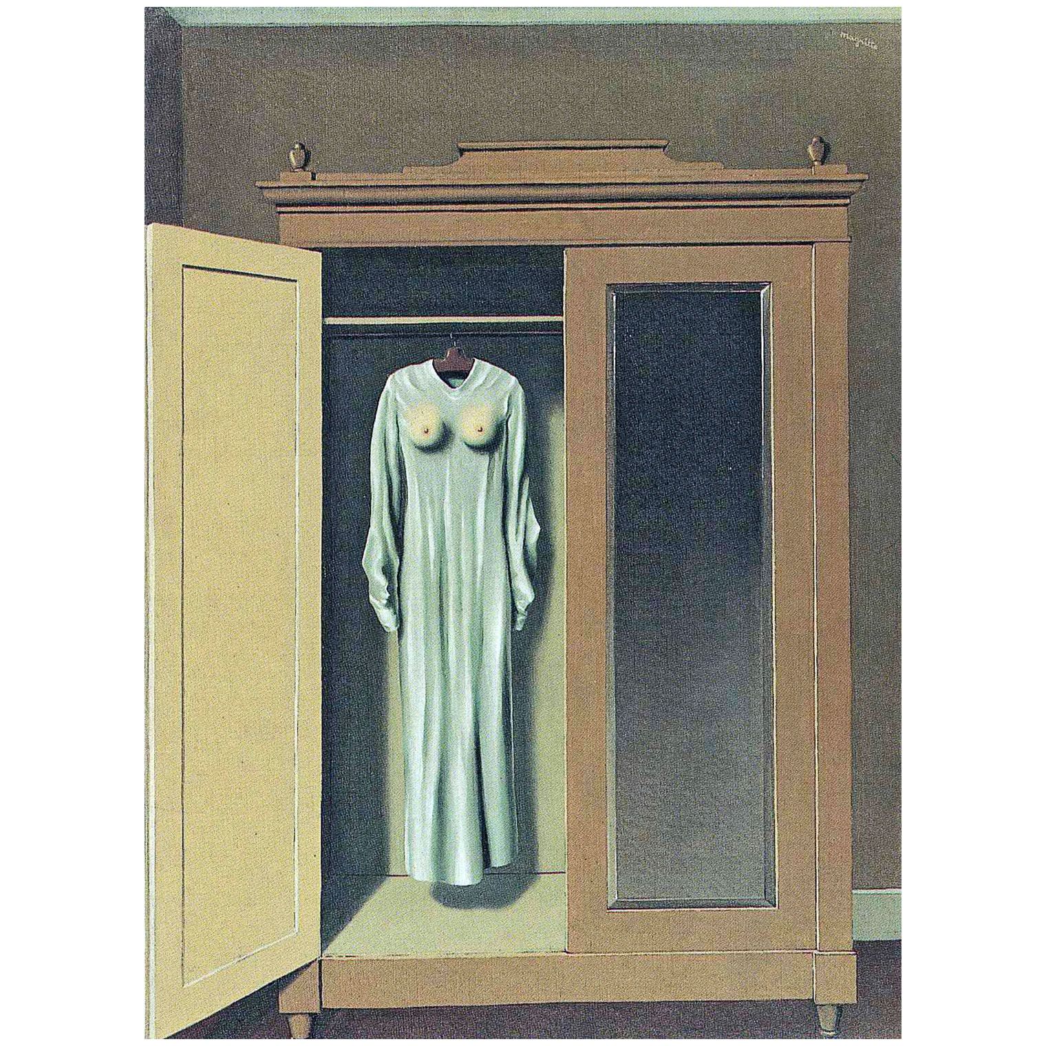 Rene Magritte. Hommage a Mack Sennett. 1934. K20 Dusseldorf