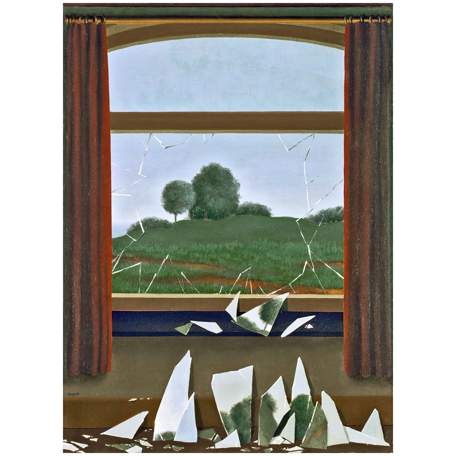 Rene Magritte. La clef des champs. 1936. Museo Thyssen-Bornemisza, Madrid