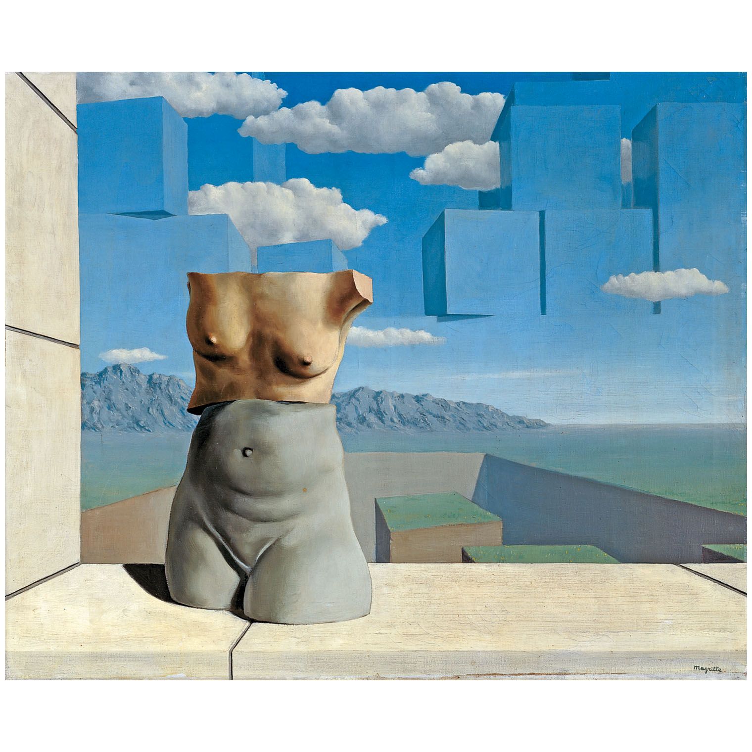 Rene Magritte. Les Marches de l'Été. 1939. Center Pompidou