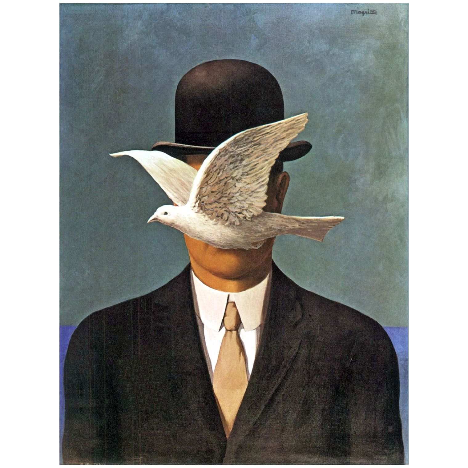Rene Magritte. L'Homme au Chapeau. 1964. Museo Guggenheim Venezia