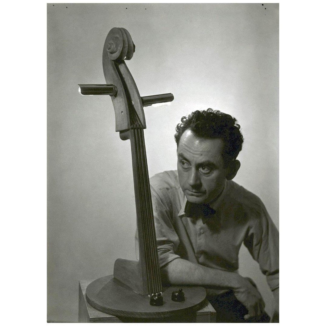 Man Ray. Self-Portrait with the Lamp. 1934