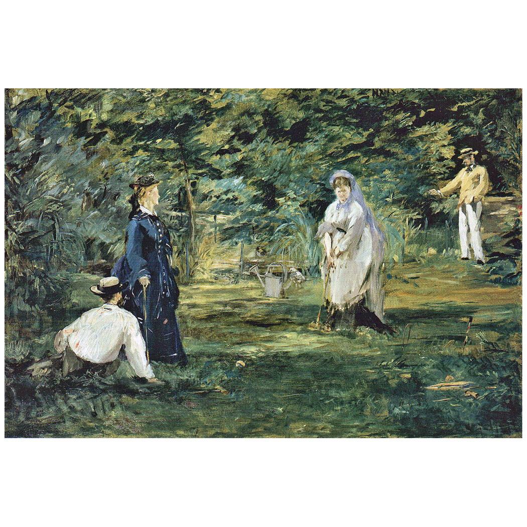 Edouard Manet. Un jeu de croquet. 1873. Museum Stadel, Frankfurt