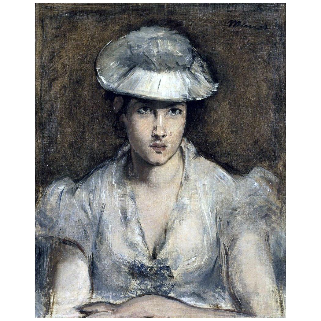 Edouard Manet. Portait de Marguerite Gauthier-Lathuille. 1879. MBALyon