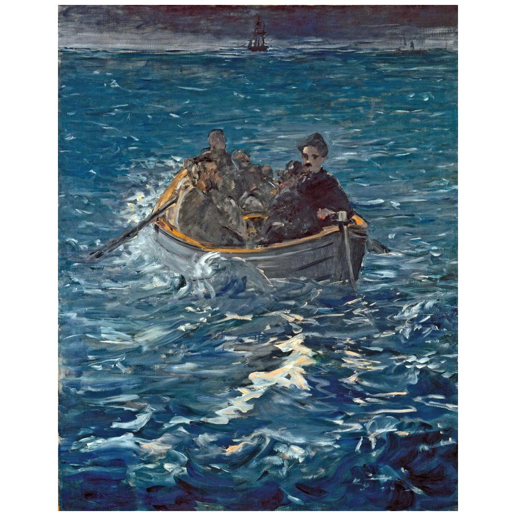 Edouard Manet. L’evasion de Rochefort. 1881. Kunsthaus, Zurich