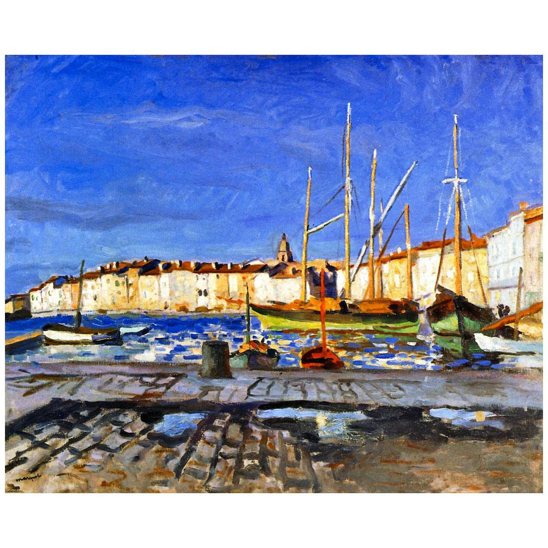Albert Marquet. Le Port de Saint-Tropez. 1905. Musee de l'Annonciade St-Tropez
