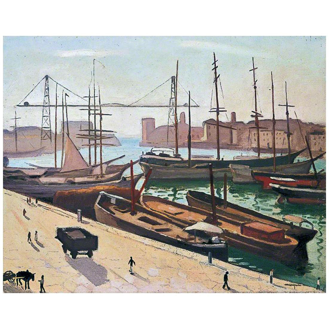 Albert Marquet. Le port de Marseille. 1916. Musee de Grenoble