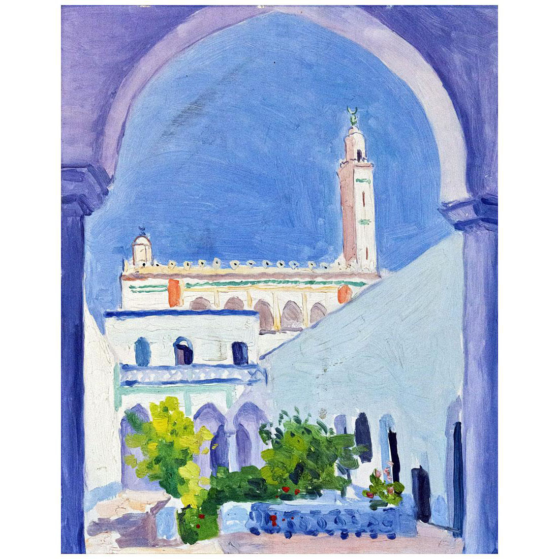 Albert Marquet. La mosquee de Laghouat. 1929. Musee Toulouse-Lautrec, Albi