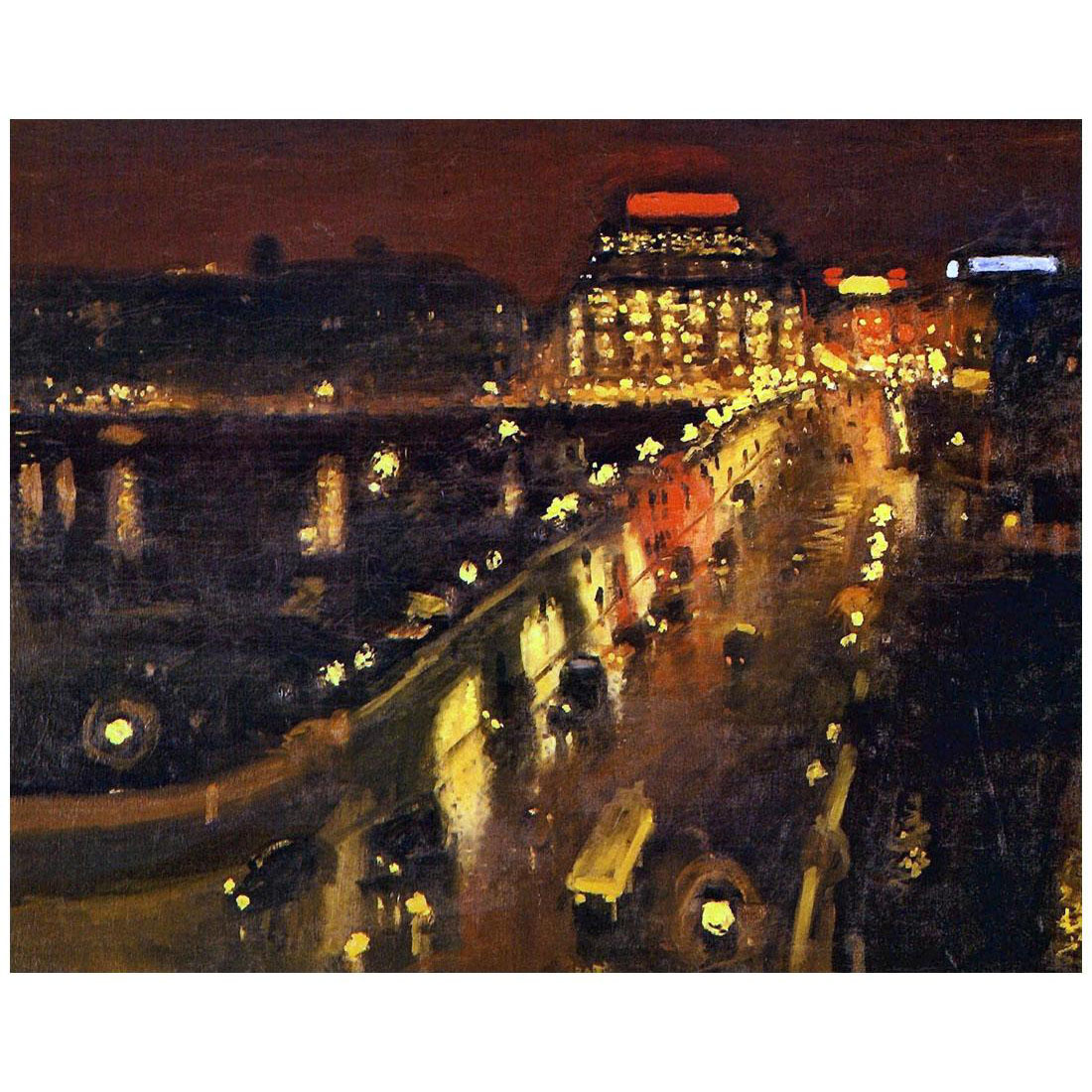 Albert Marquet. Le Pont Neuf, la nuit. 1935. Petit Palais Paris