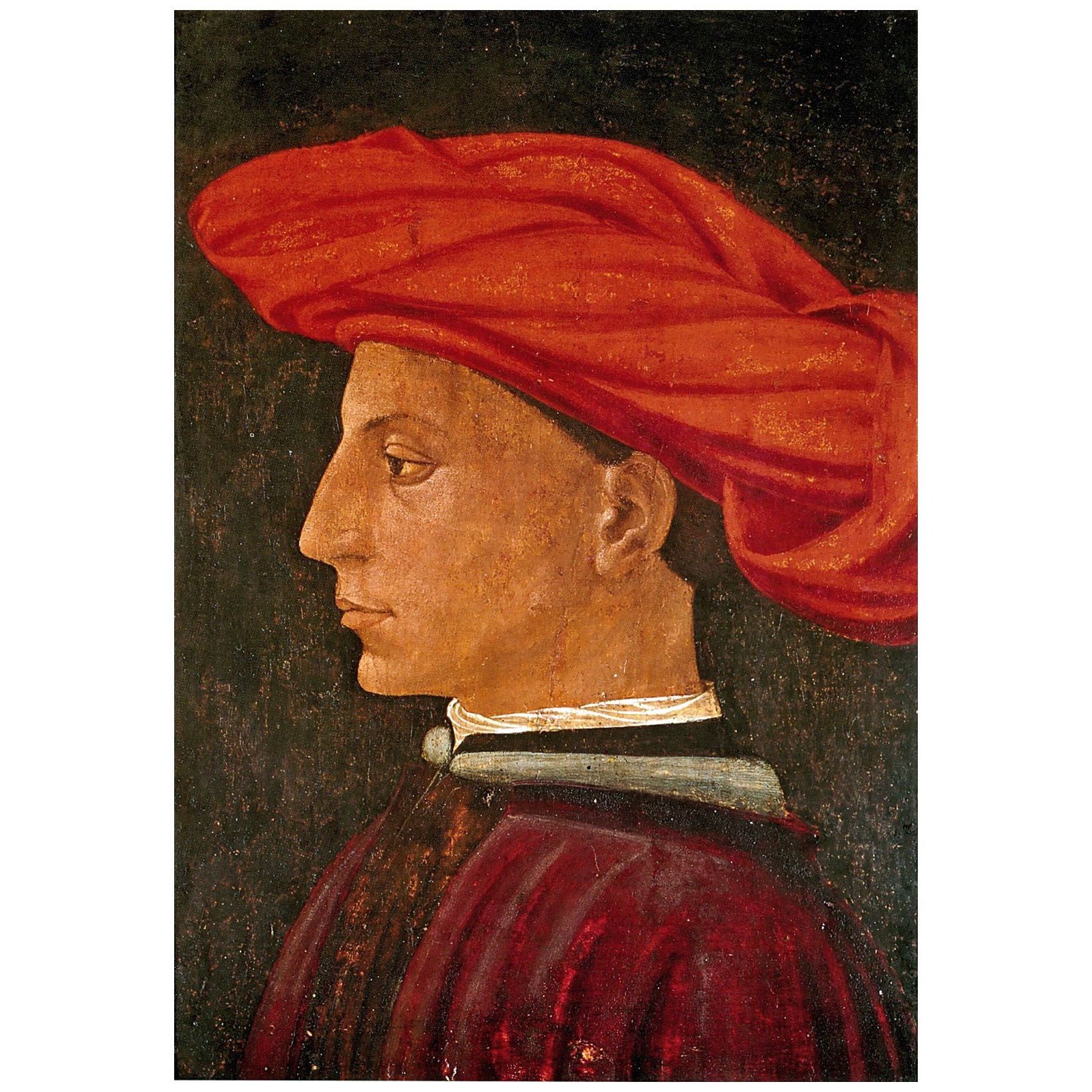 Мазаччо. Портрет молодого человека (Леон Баттиста Альберти?). 1425-1427 Музей Гарднер
