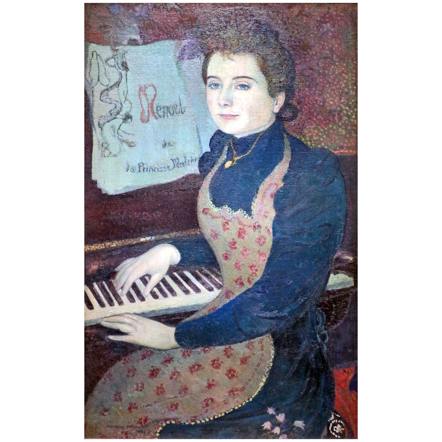Maurice Denis. Marthe au piano. 1891. Musee d’Orsay