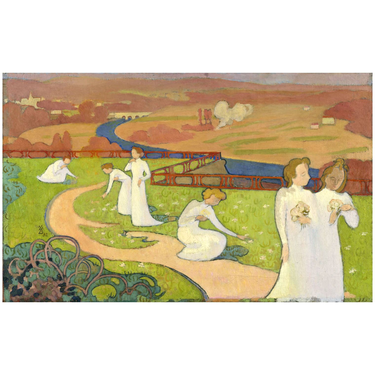 Maurice Denis. Avril. 1892. Musee du Luxembourg, Paris