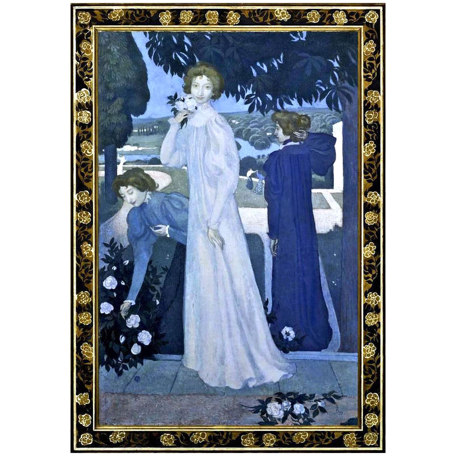 Maurice Denis. Portrait d'Yvonne Lerolle en trois aspects. 1897. Musee d’Orsay