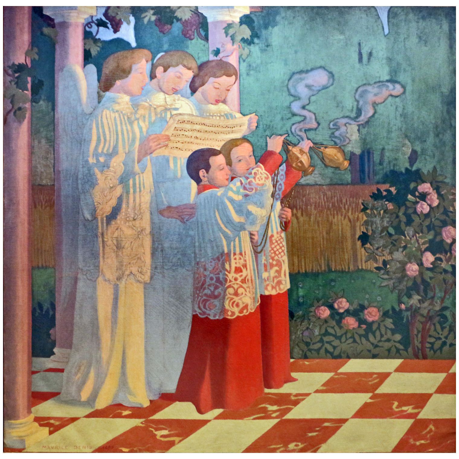 Maurice Denis. L'exaltation de la sainte Croix. 1899. Musee d’Orsay