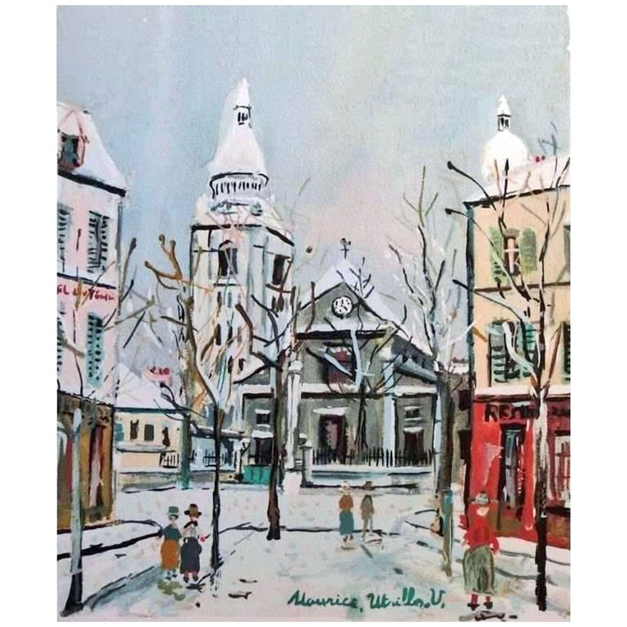 Maurice Utrillo. Église Saint-Pierre de Montmartre. 1930. Musée juif de Prague