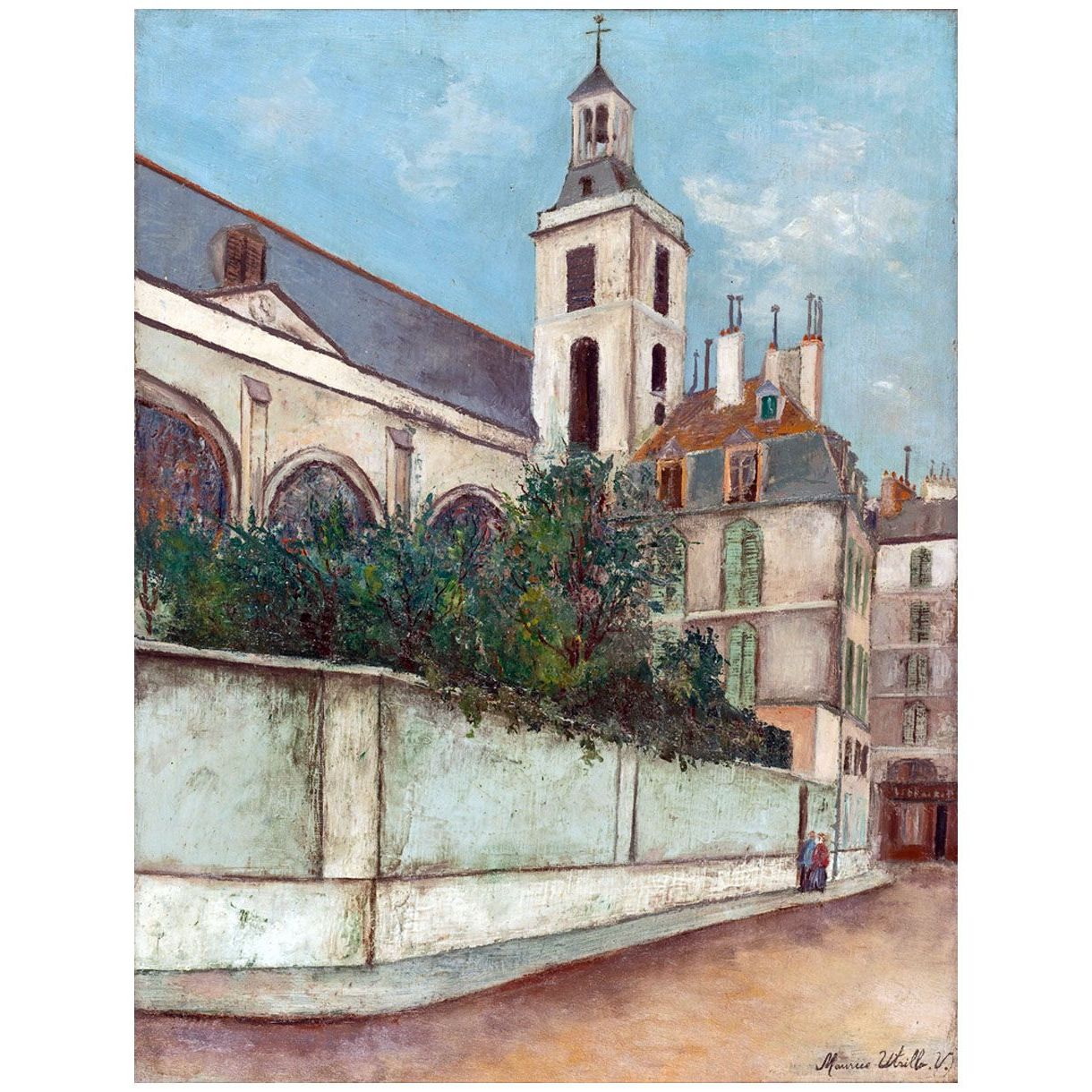 Maurice Utrillo. Eglise des Blancs-Manteaux. 1911. MAM Paris