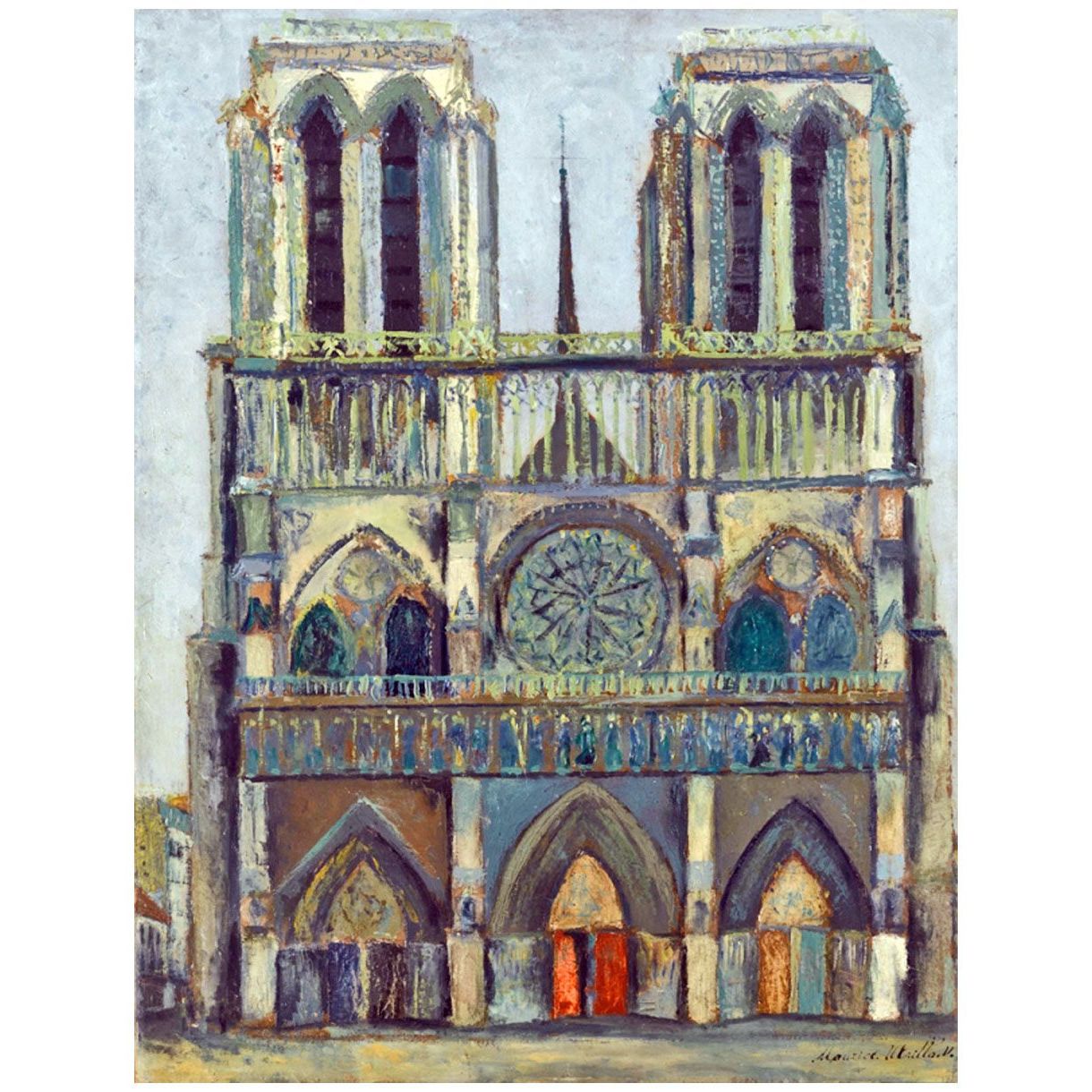 Maurice Utrillo. Notre-dame de Paris. 1910. Musee d’Orangerie Paris