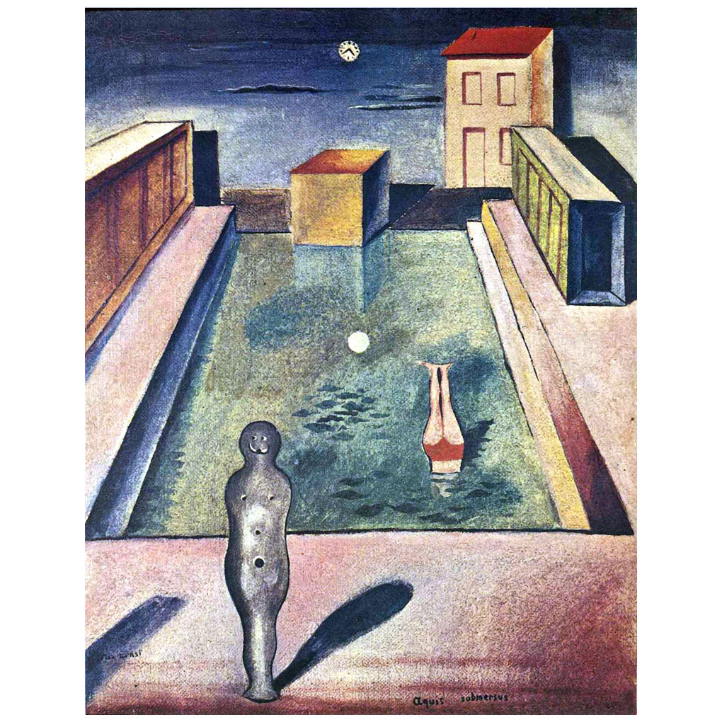 Max Ernst. Aquis Submersus. 1919. Stadel Museum Frankfurt