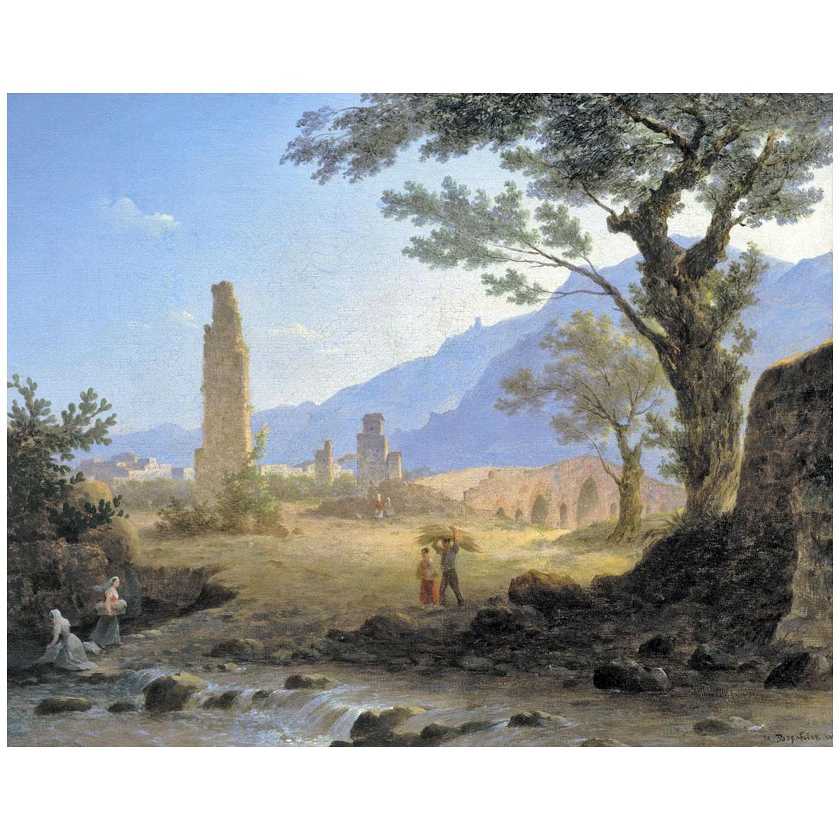 Максим Воробьев. Итальянский пейзаж. 1847. «Новый Иерусалим», Истра