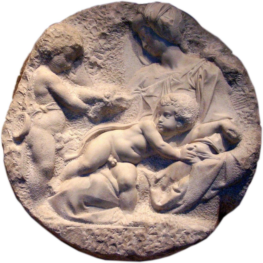 Michelangelo Buonarroti. Tondo Teddei. 1504-1506. Royal Academy of Arts, London