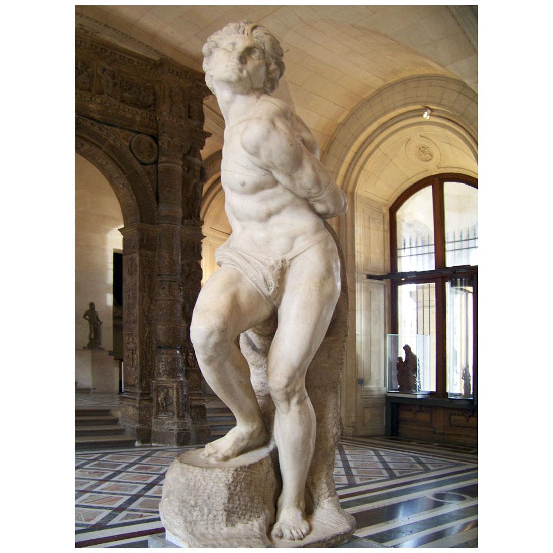 Michelangelo Buonarroti. Schiavo ribelle. 1513. Louvre, Paris