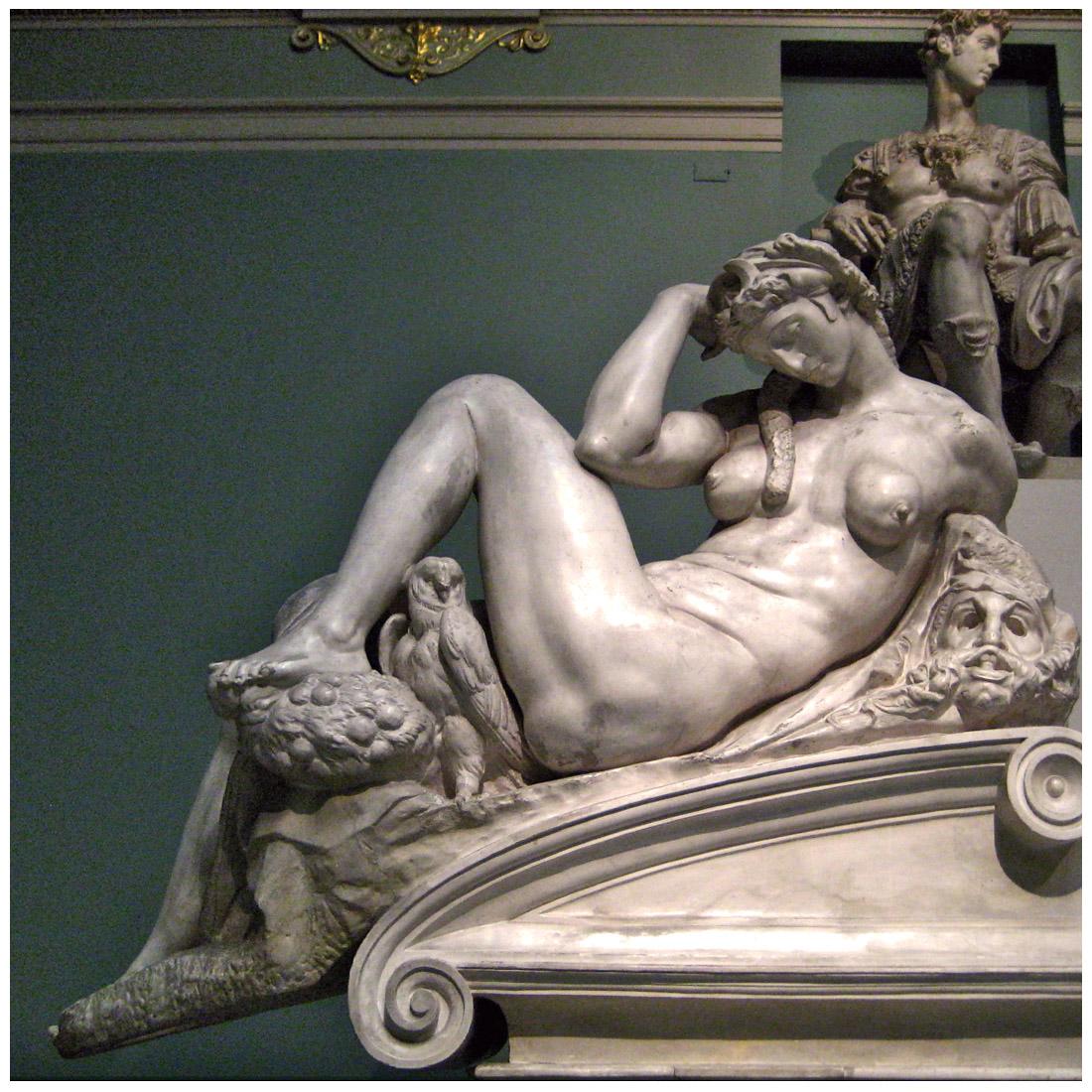 Michelangelo Buonarroti. Notte. 1526-1534. Replica al Pushkin Museum, Moscow