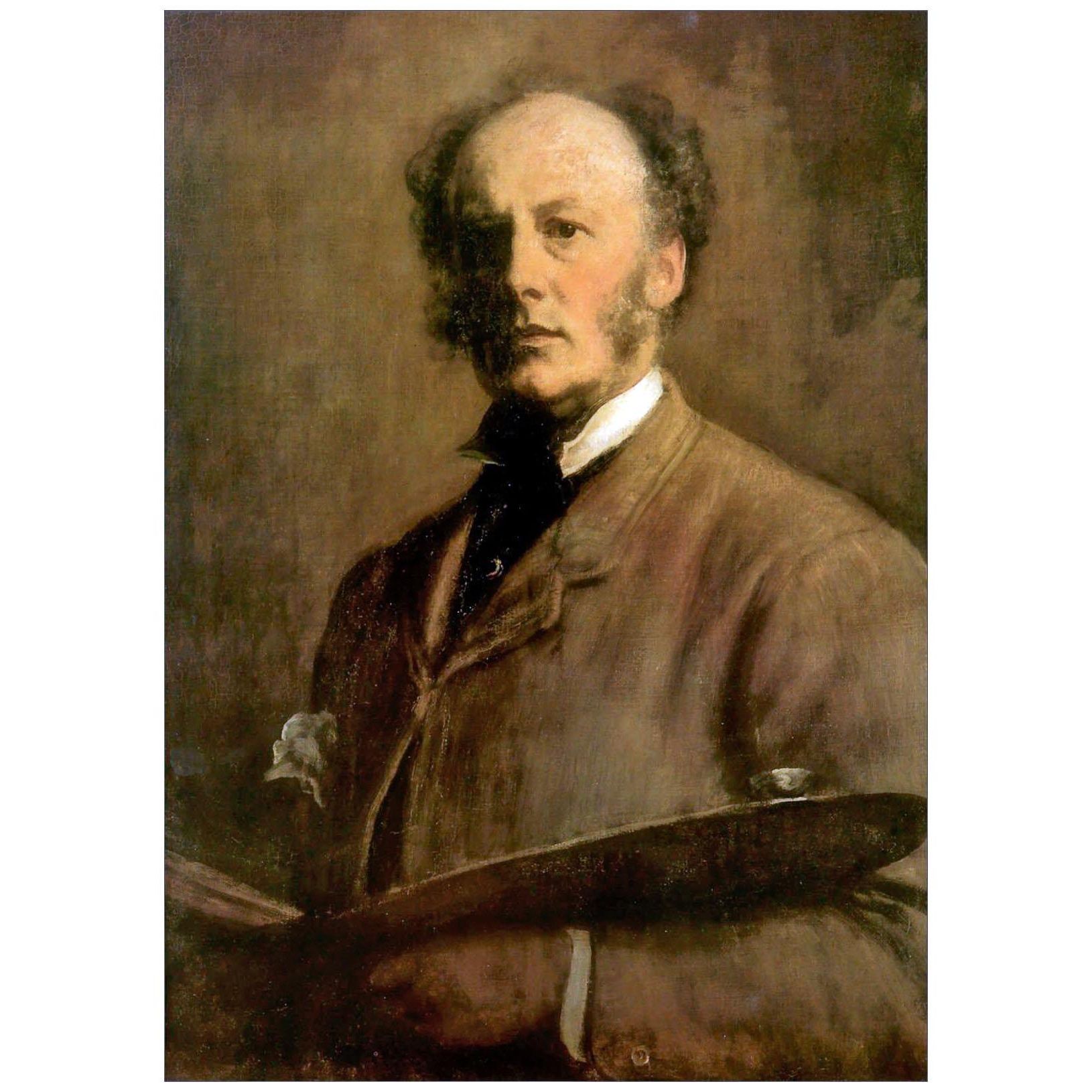 John Everett Millais. Self-Portrait. 1881. Uffizi Gallery