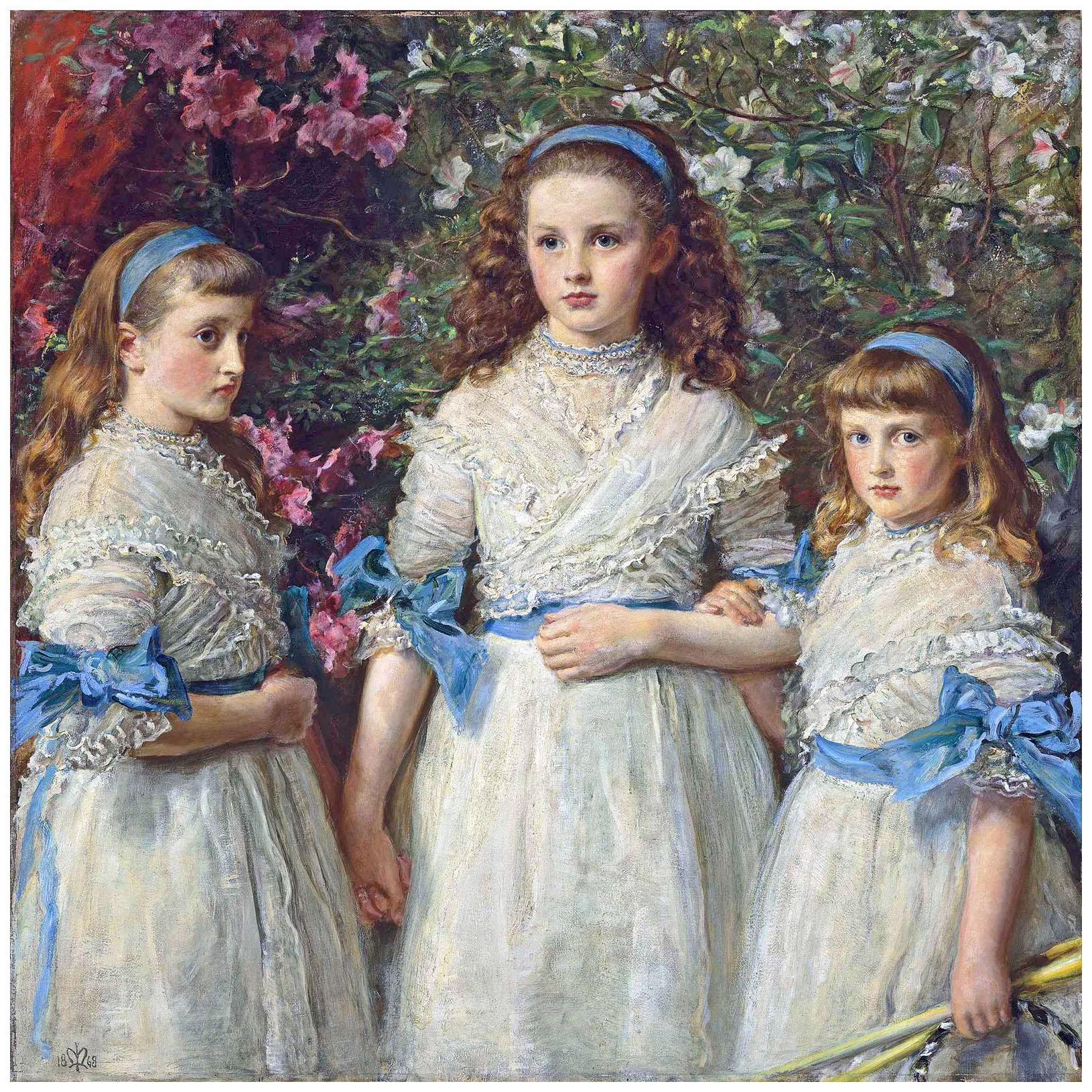John Everett Millais. Sisters. 1868. Private Collection