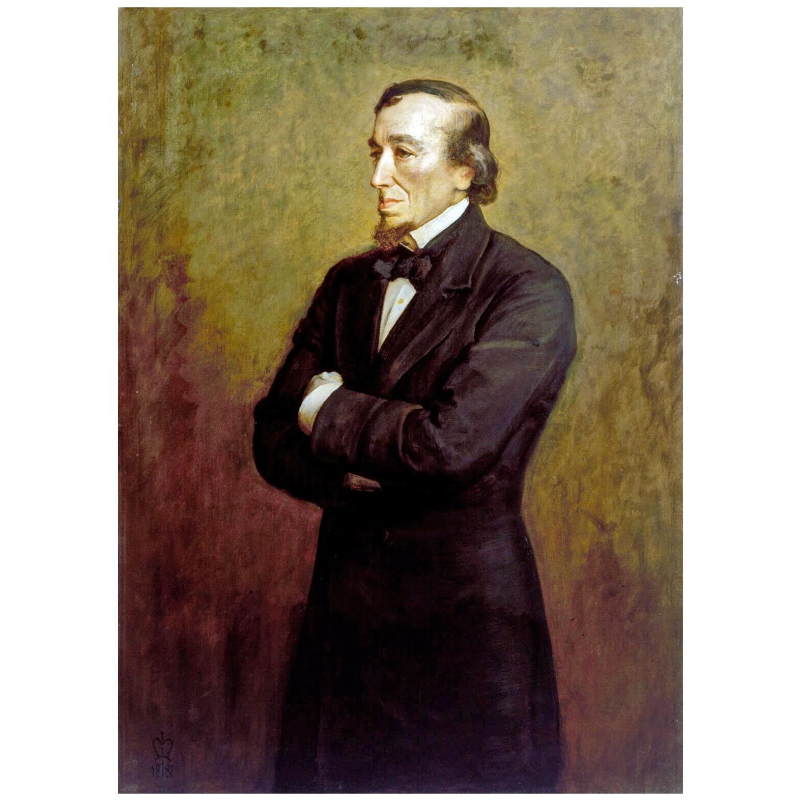 John Everett Millais. Benjamin Disraeli. 1881. National Portrait Gallery London
