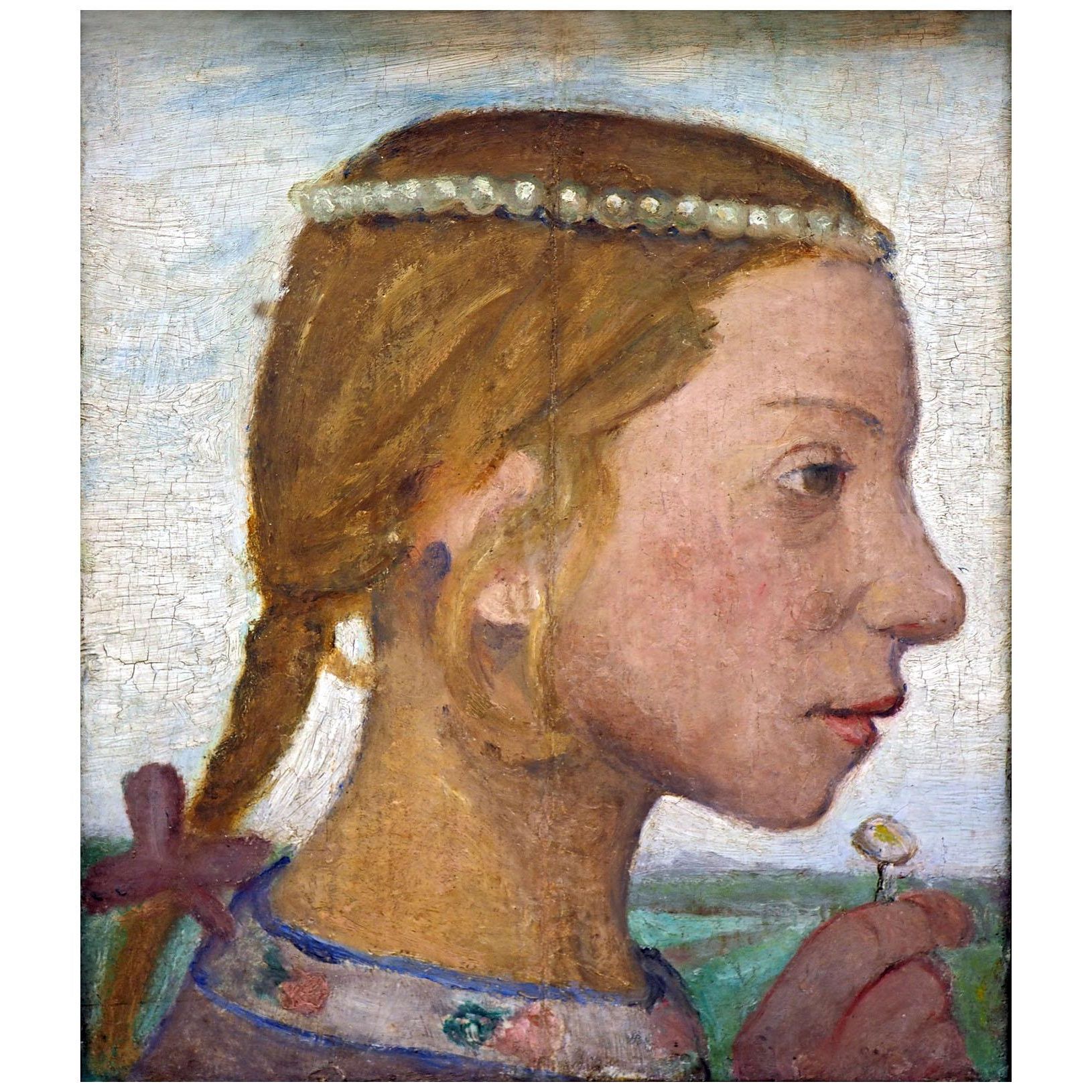Paula Modersohn-Becker. Junges Mädchen. 1901. Hamburger Kunsthalle
