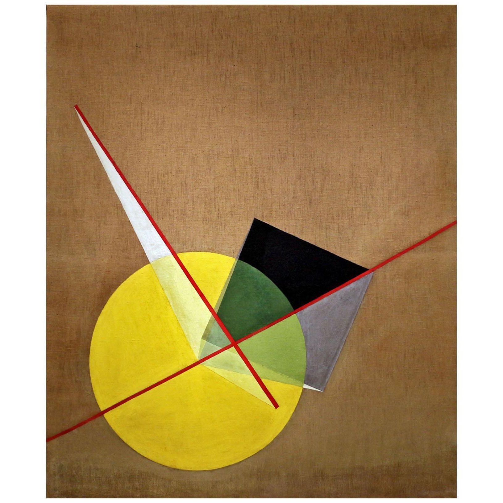 Laszlo Moholy-Nagy. Yellow Circle and Black Square. 1921. MoMA NY