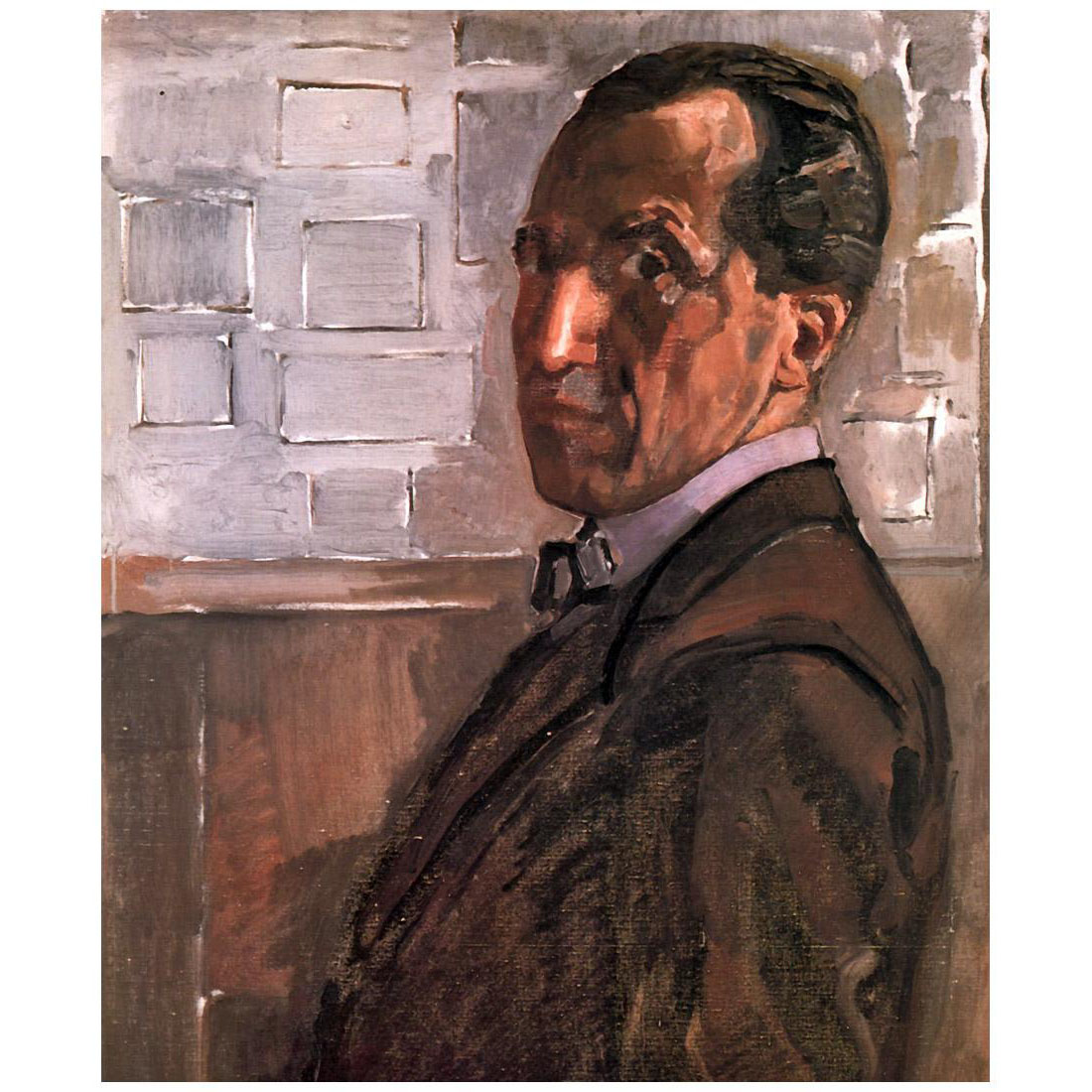 Piet Mondriaan. Self Portrait. 1918. Gemeentemuseum Den Haag