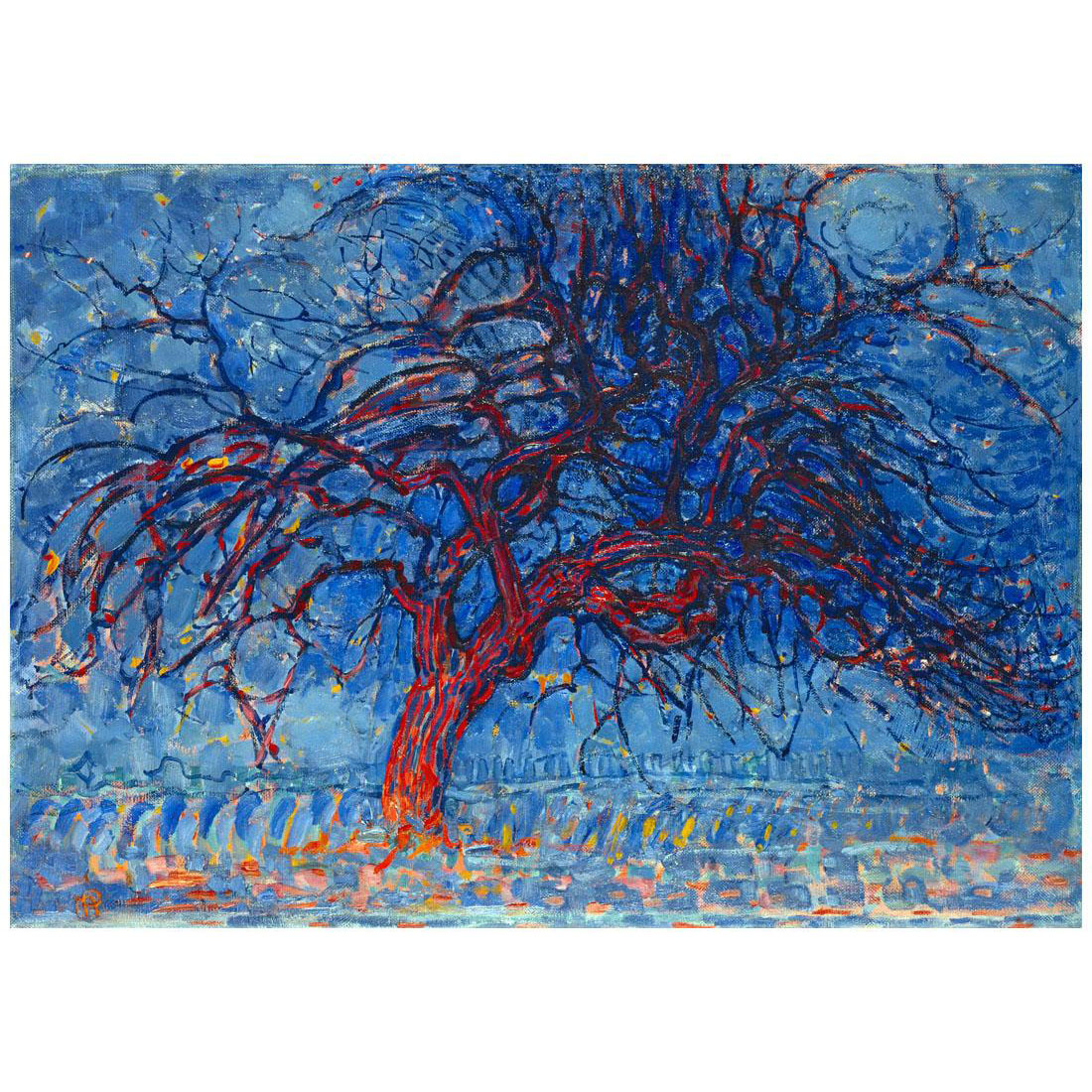 Piet Mondriaan. The Red Tree. 1908-1910. Gemeentemuseum Den Haag