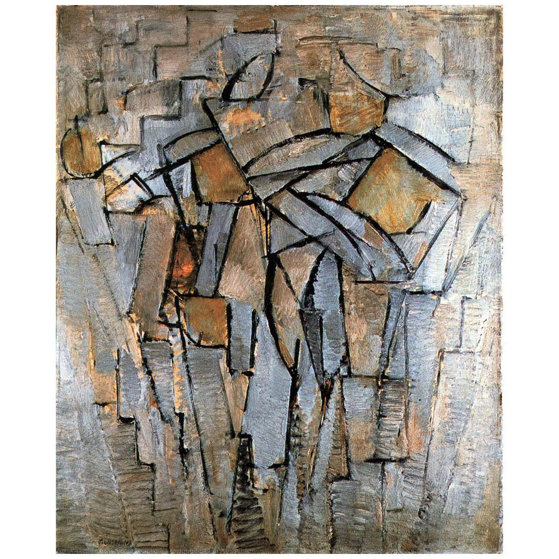 Piet Mondriaan. Abstract Composition No.2. 1913. Museo Thyssen Bornemisza, Madrid