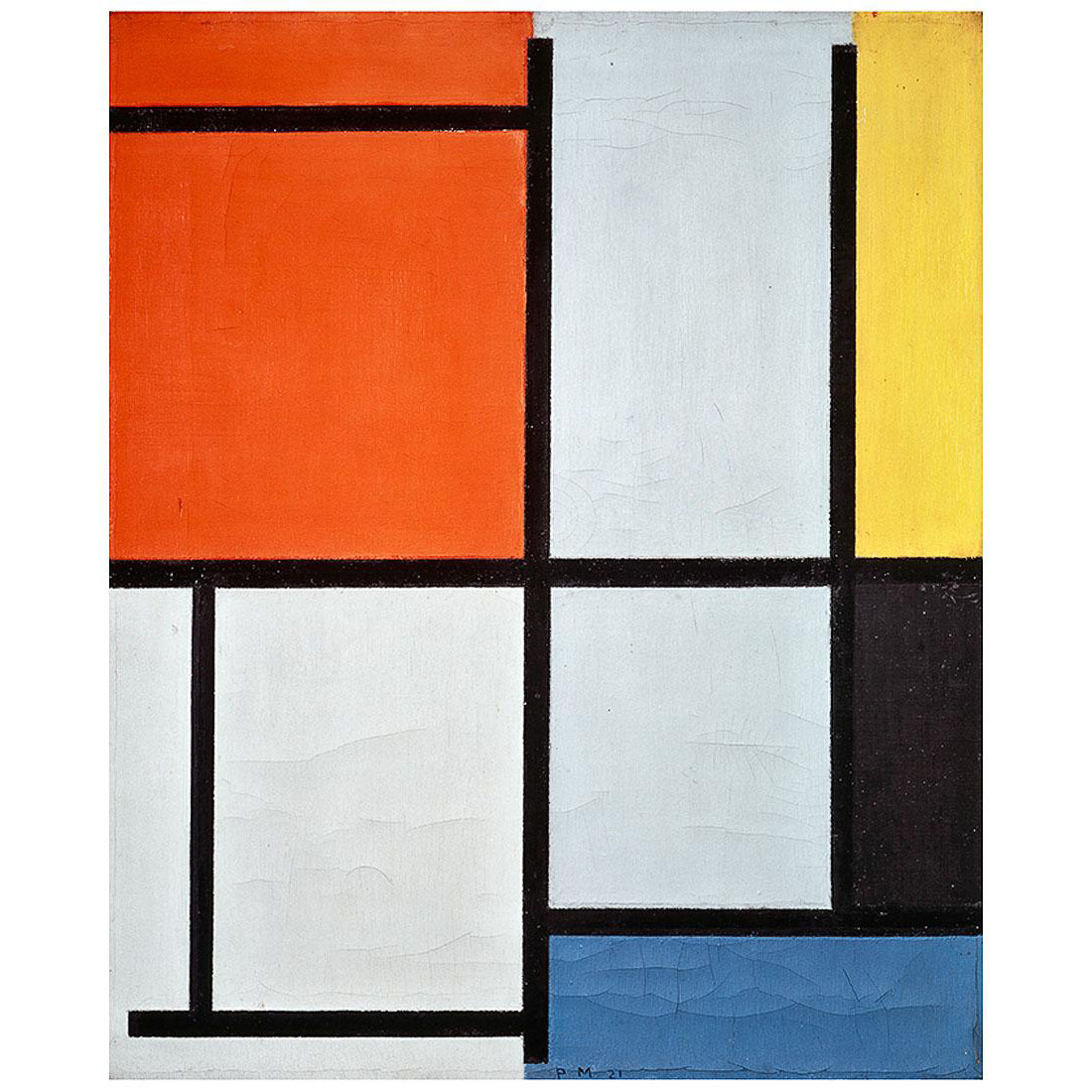 Piet Mondriaan. Composition No.3. 1921. Kunsthalle Basel