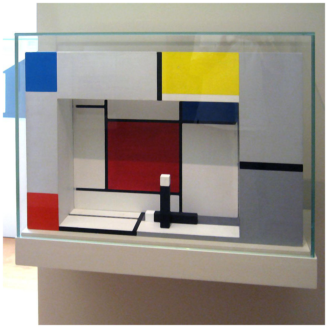 Piet Mondriaan. Model of L’Ephemere est Eterne. 1926. Van Abbemuseum, Eindhoven