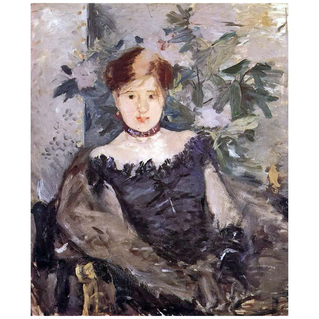 Berthe Morisot. Dame en noir. 1878. National Gallery, Doublin