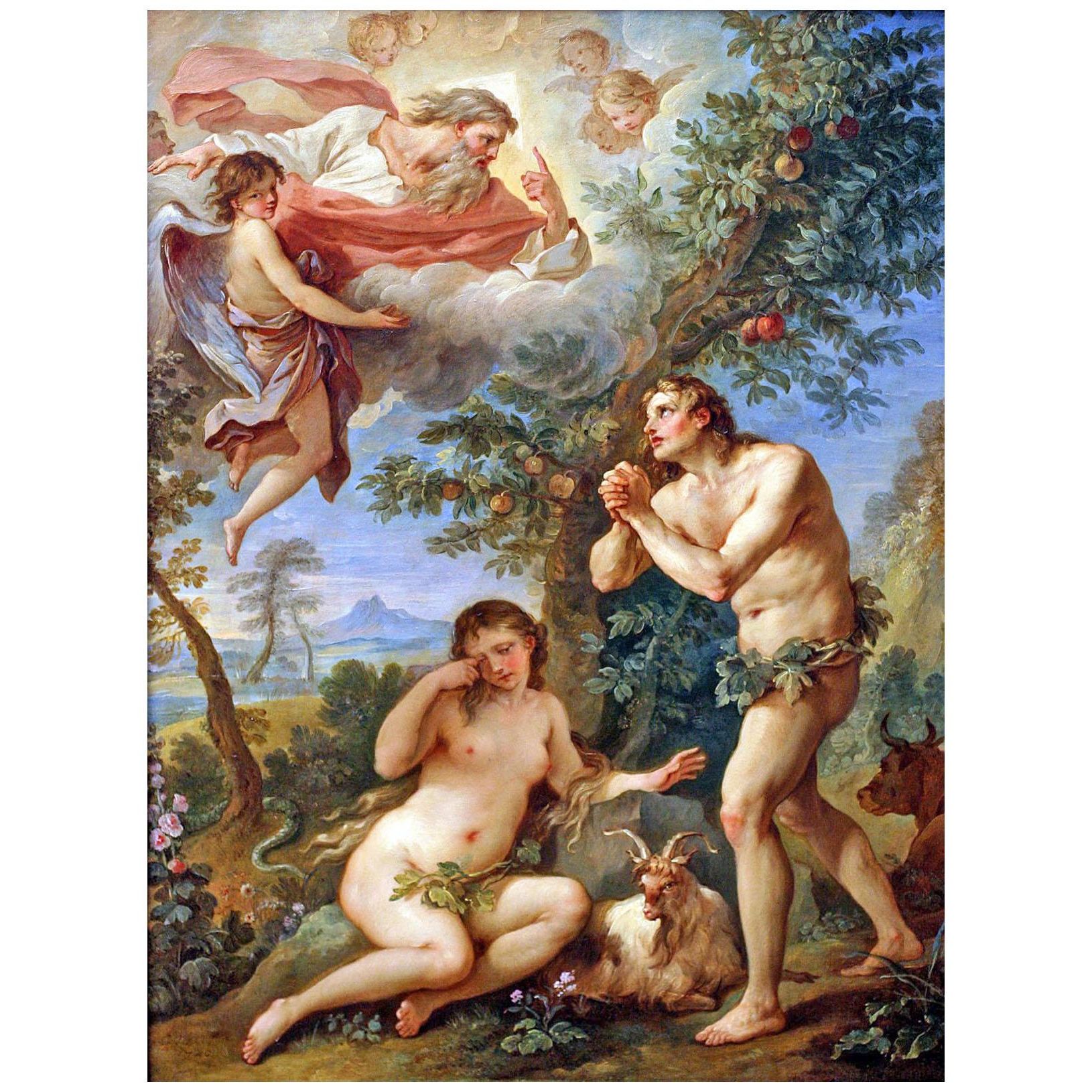 Charles-Joseph Natoire. Adam et Ève. 1740. Metropolitan Museum NY