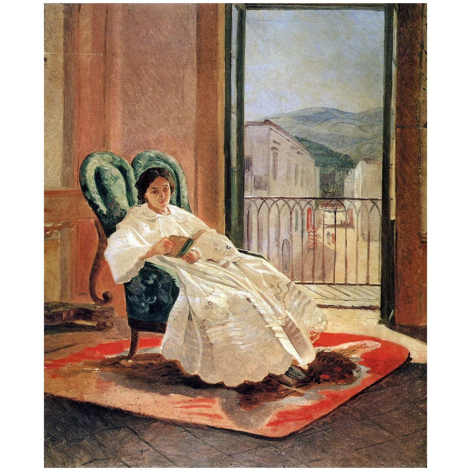 Николай Ге. Анна Петровна Ге. 1858. Киевская картинная галерея