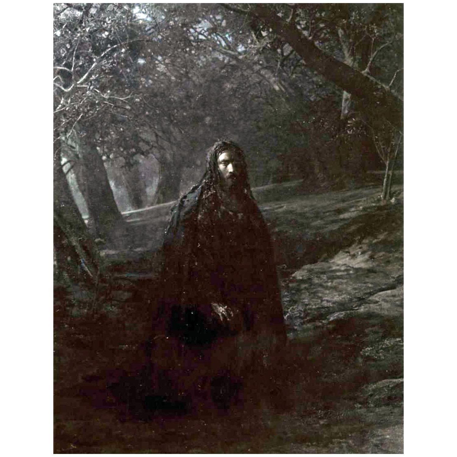 Николай Ге. Христос в Гефсиманском саду. 1869-1880. Третьяковская галерея