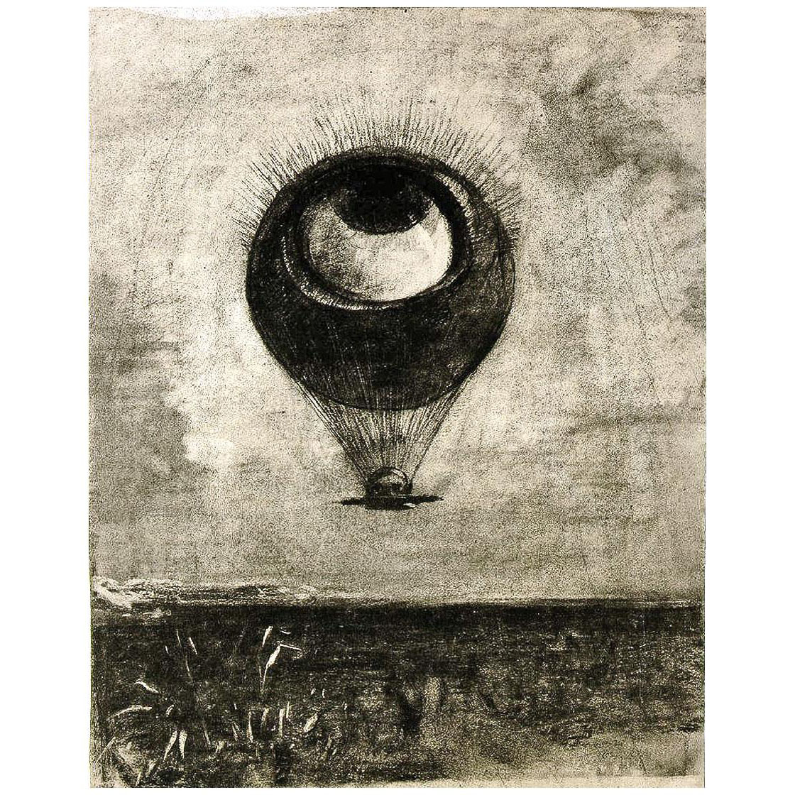 Odilon Redon. Oeil-ballon. 1978. MoMA NY