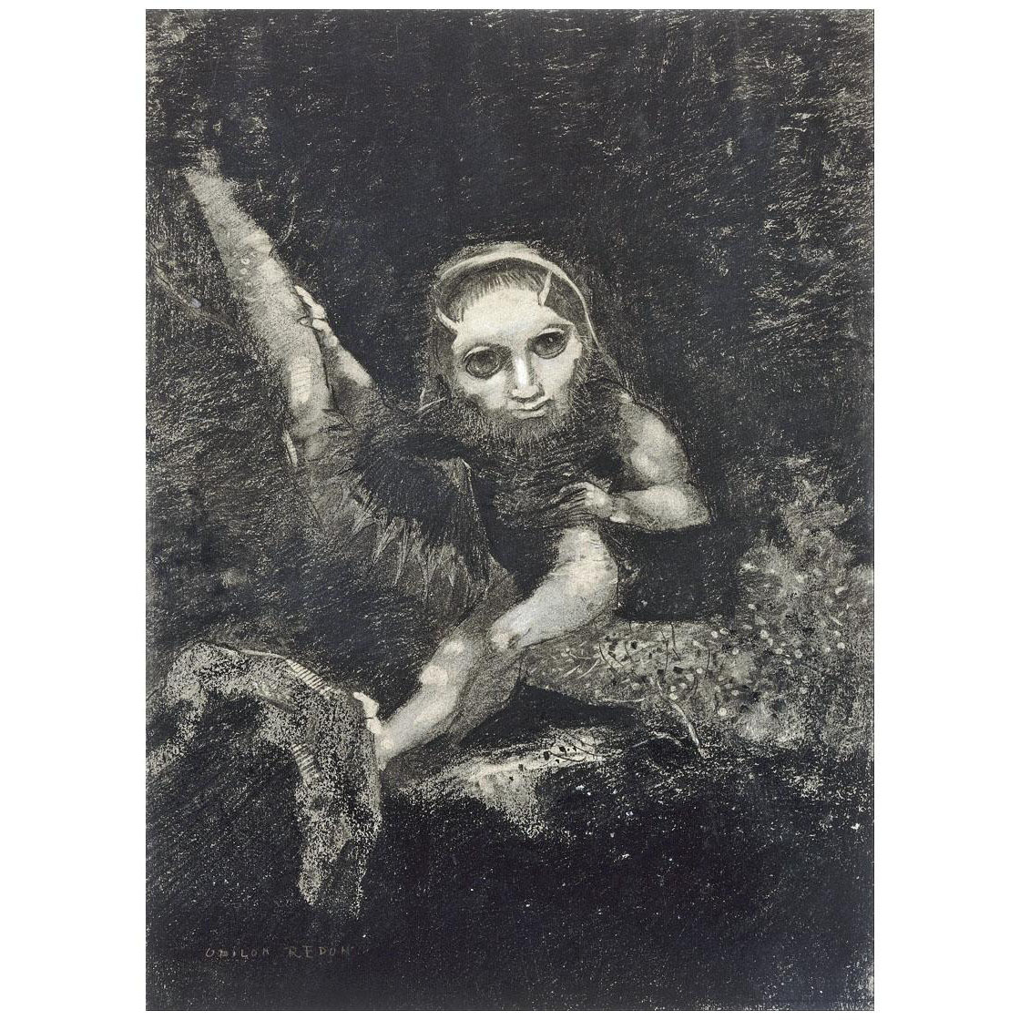 Odilon Redon. Caliban. 1881. Musee d’Orsay Paris