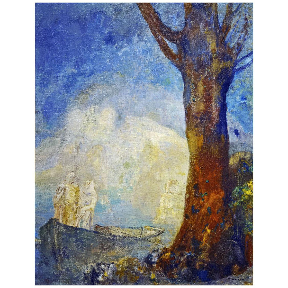 Odilon Redon. L'Écorce. 1900. Kunsthalle Hamburg
