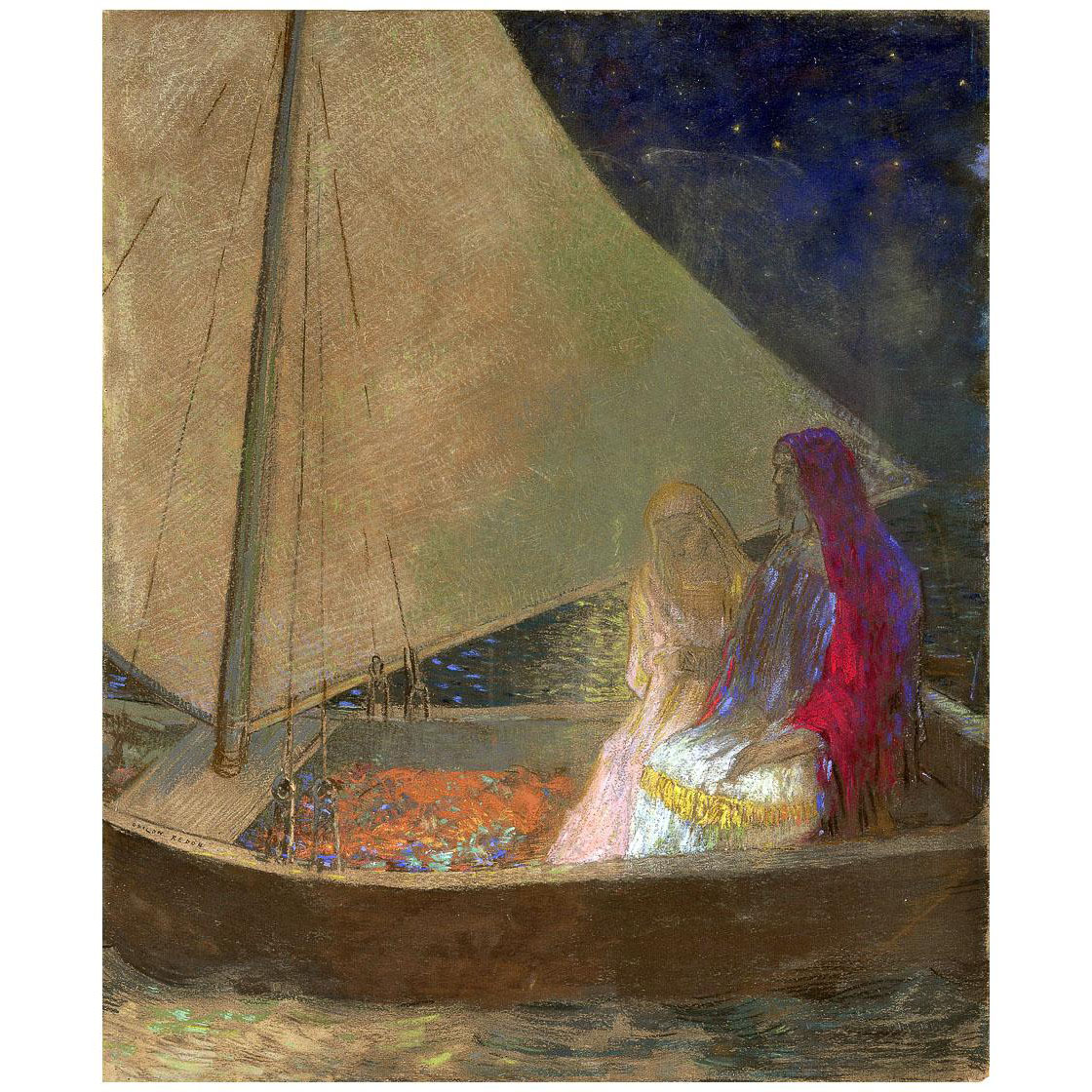 Odilon Redon. The Barque. 1902. MoMA NY
