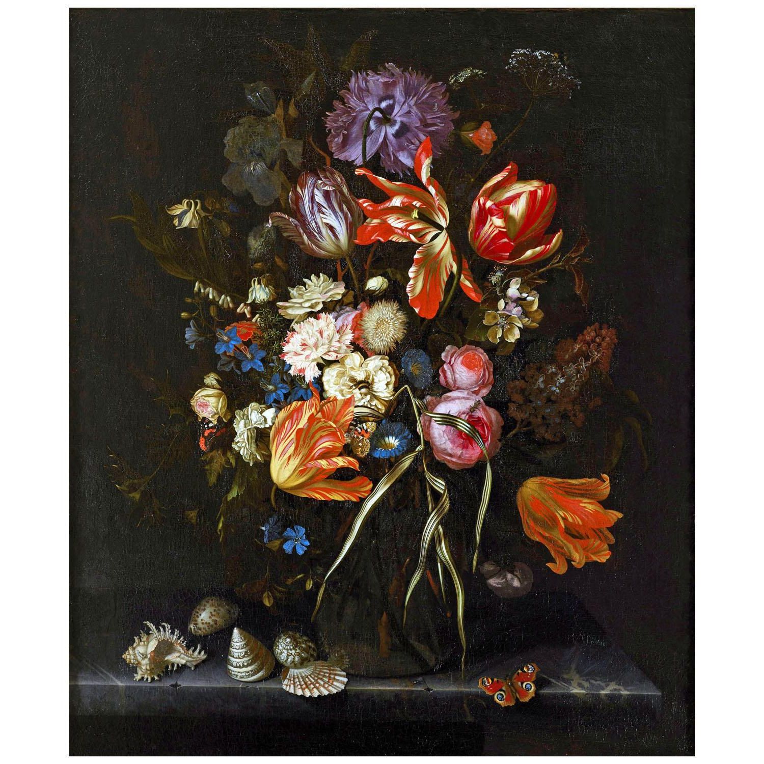 Maria van Oosterwijck. Still Life with Flowers. 1686. Royal collection London