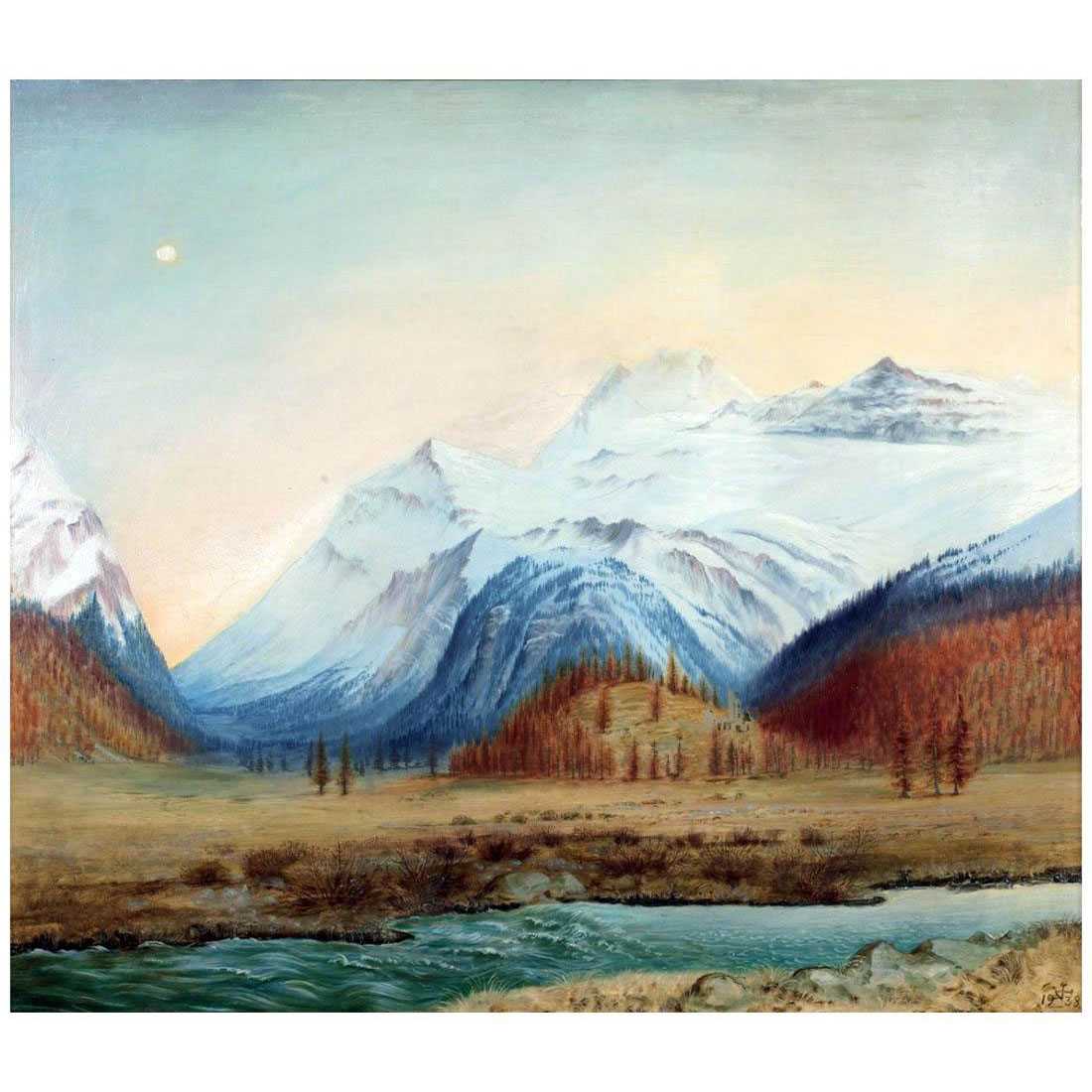 Otto Dix. Bernina Landscape. 1938. Kunstmuseum Bern