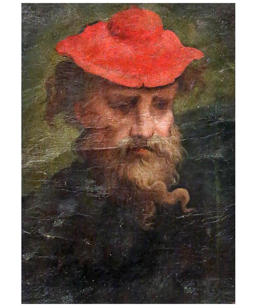 Parmigianino. Autoritratto col Cappollo Rosso. 1540. Galleria Nazionale di Parma
